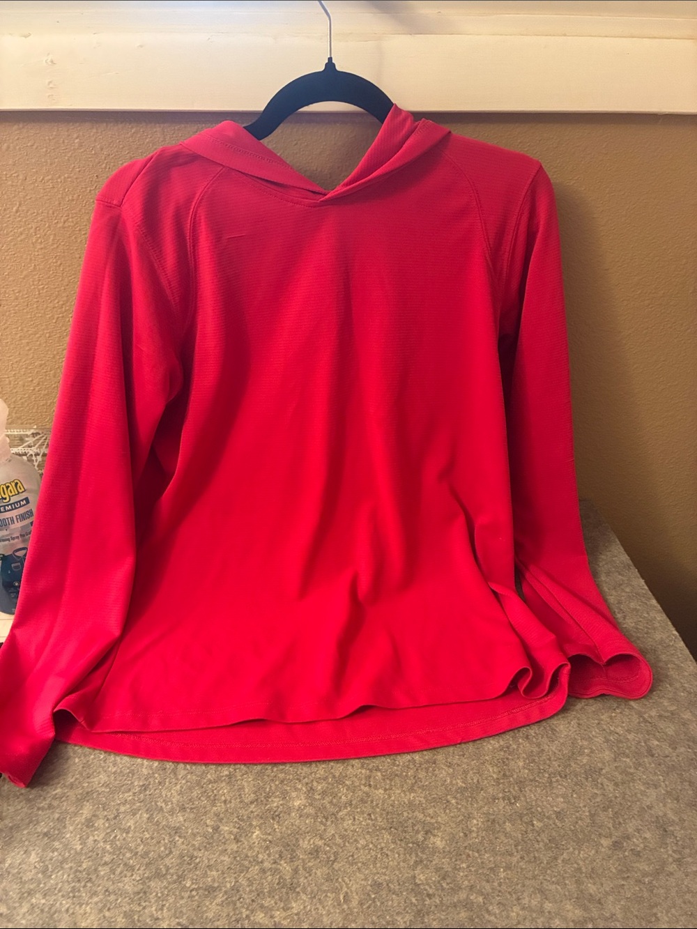 Women’s Red Lightweight Hooded Pullover